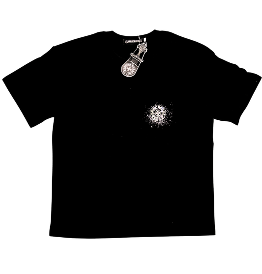 Chrome Hearts Horseshoe – Gold / Paint-Splatter (Black) Shirt