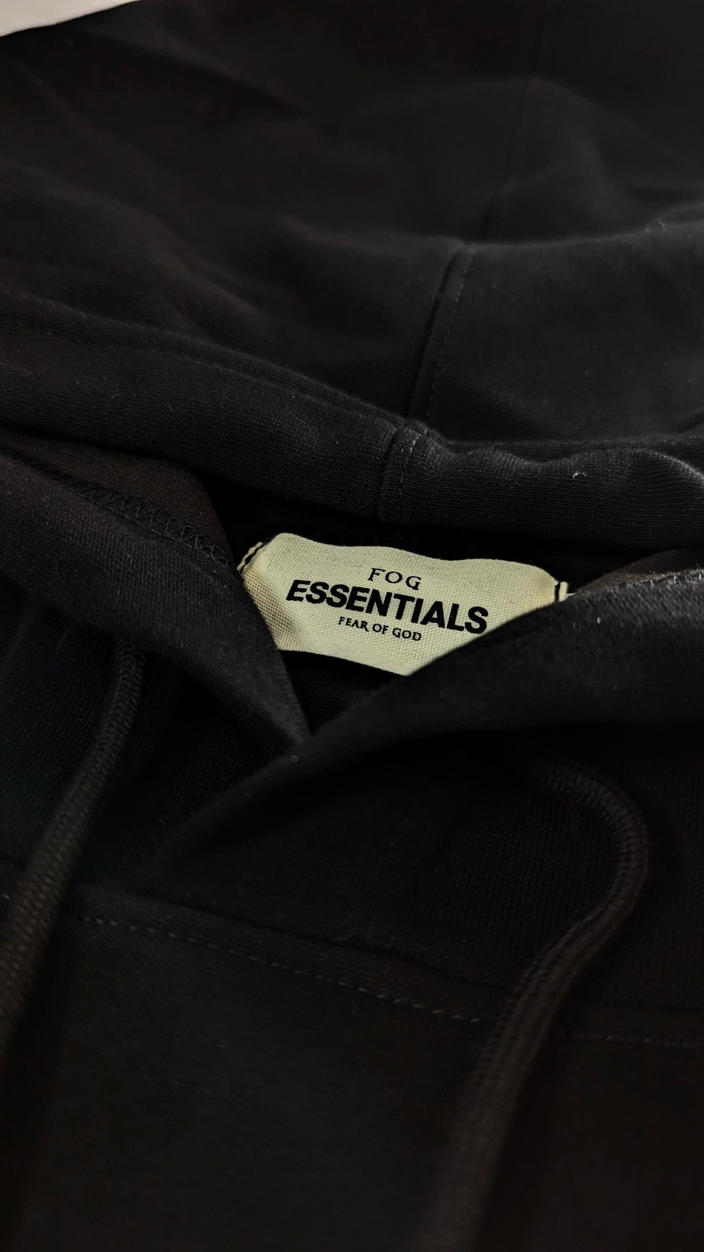 Essentials FOG Black Hoodie